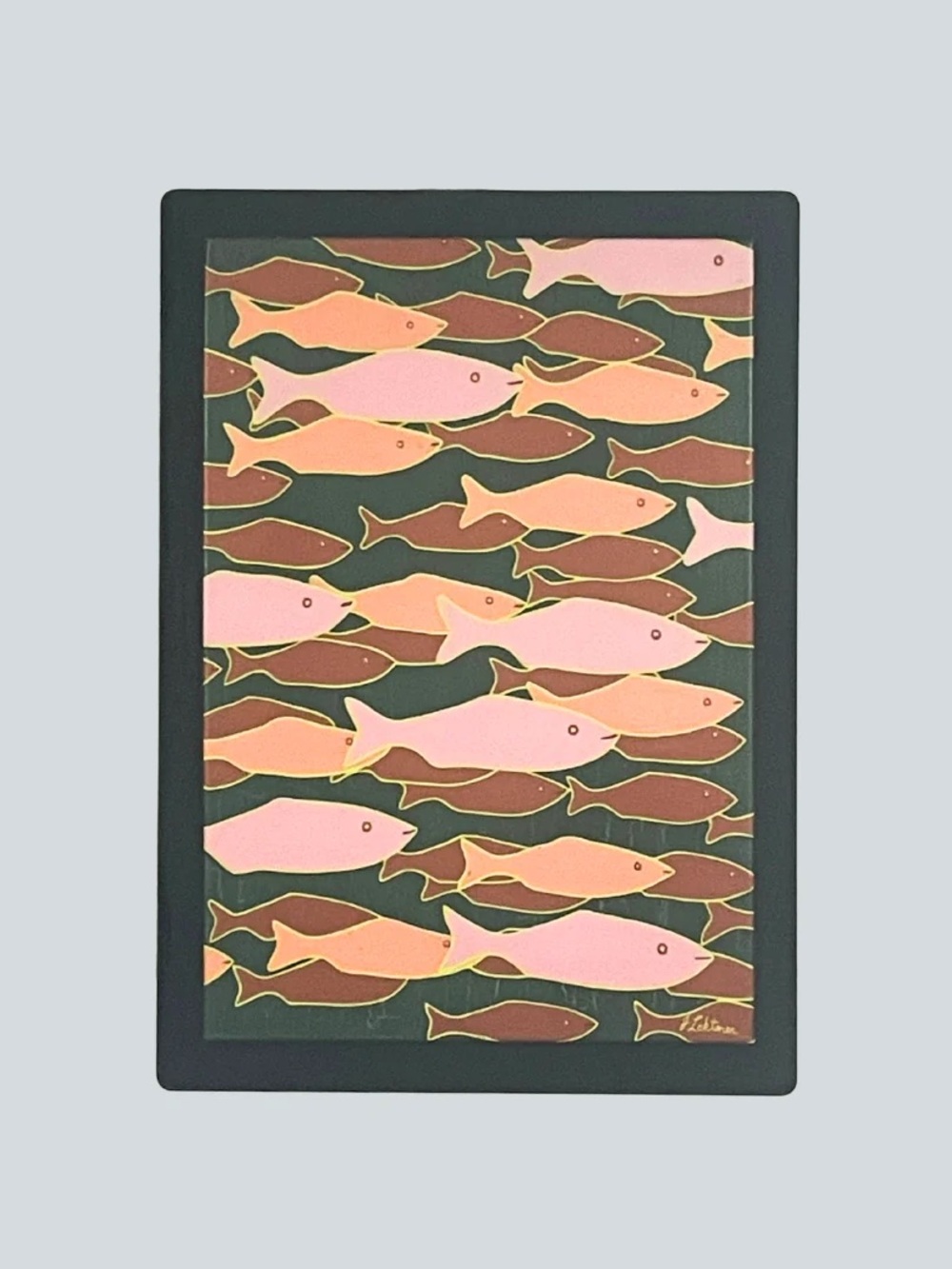Metal Art Print “Fukushima” by Alutiiq artist Jerry Laktonen (Kodiak, Alaska)